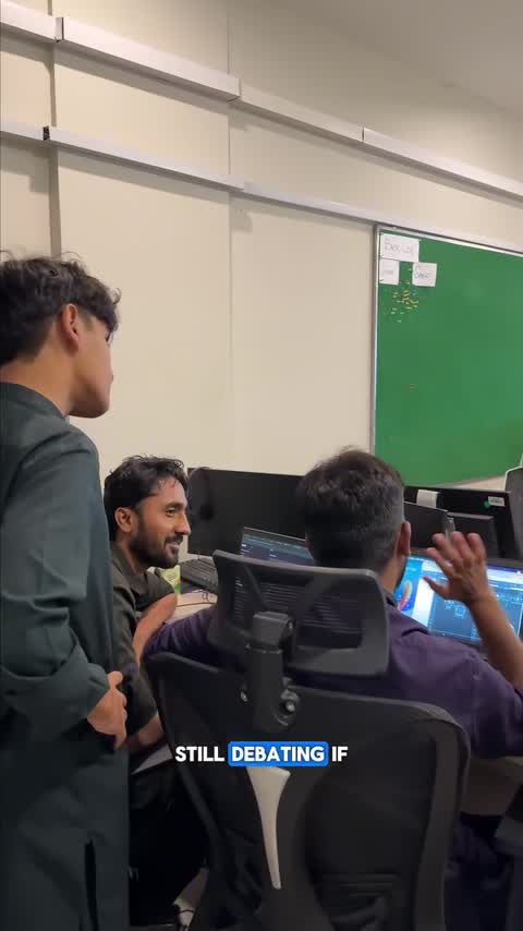 Hackathon, bright and early, still frame